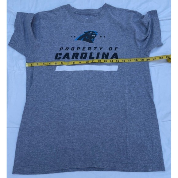 Men's Nike NFL Carolina Panthers Property of Panthers Gray T-Shirt Medium - Picture 4 of 5